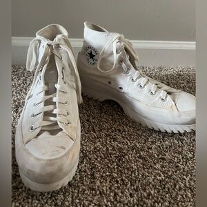 White Converse All Star Chuck Taylor Lugged 2.0
